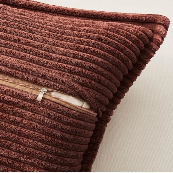 New West Elm (Set 4) Boho Velvet Corduroy Throw Pillow Cover Case Sham 18" x 18" - Picture 5 of 10